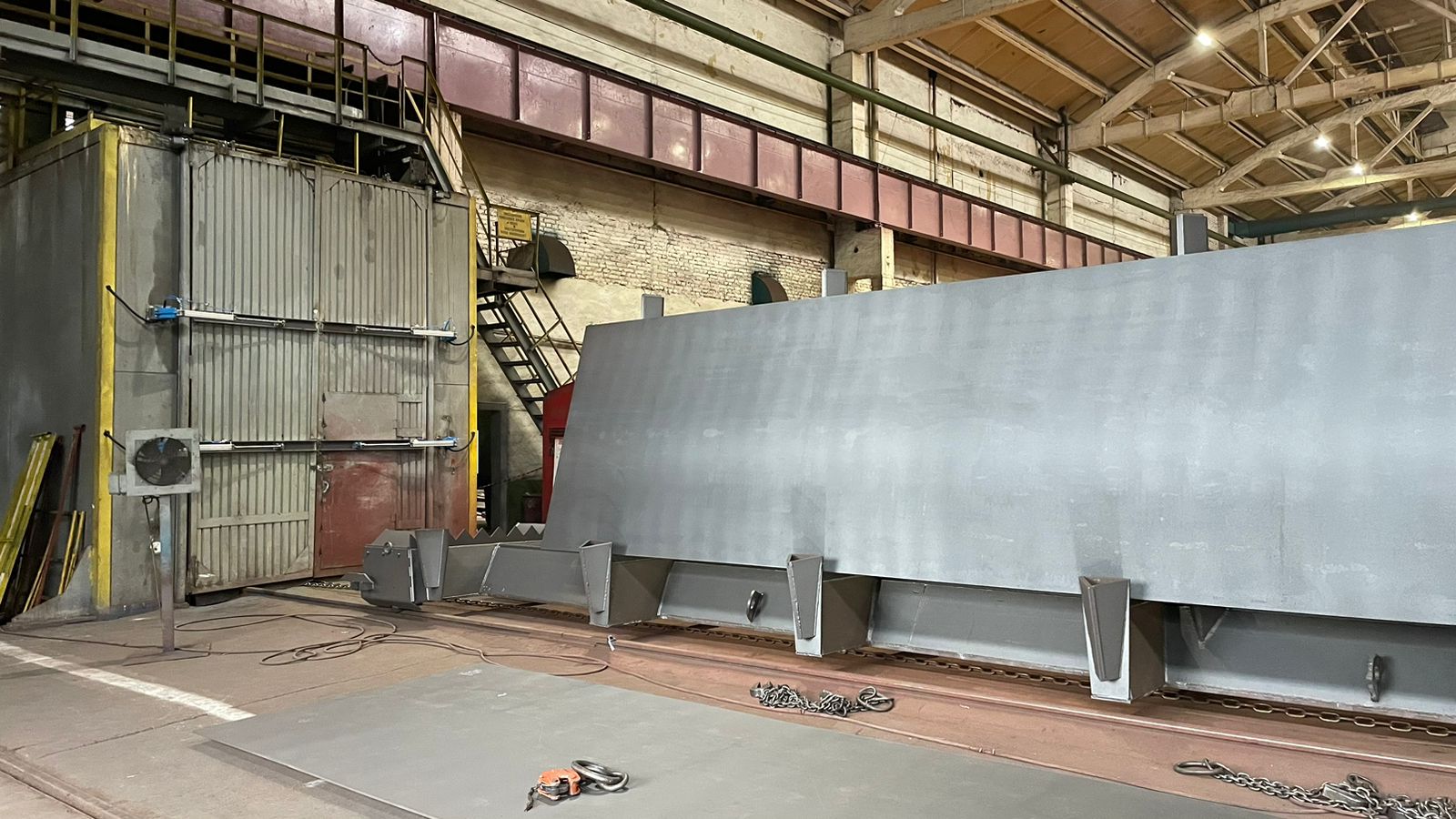 Ремонт дробемета для очистки цистерн выполнен 