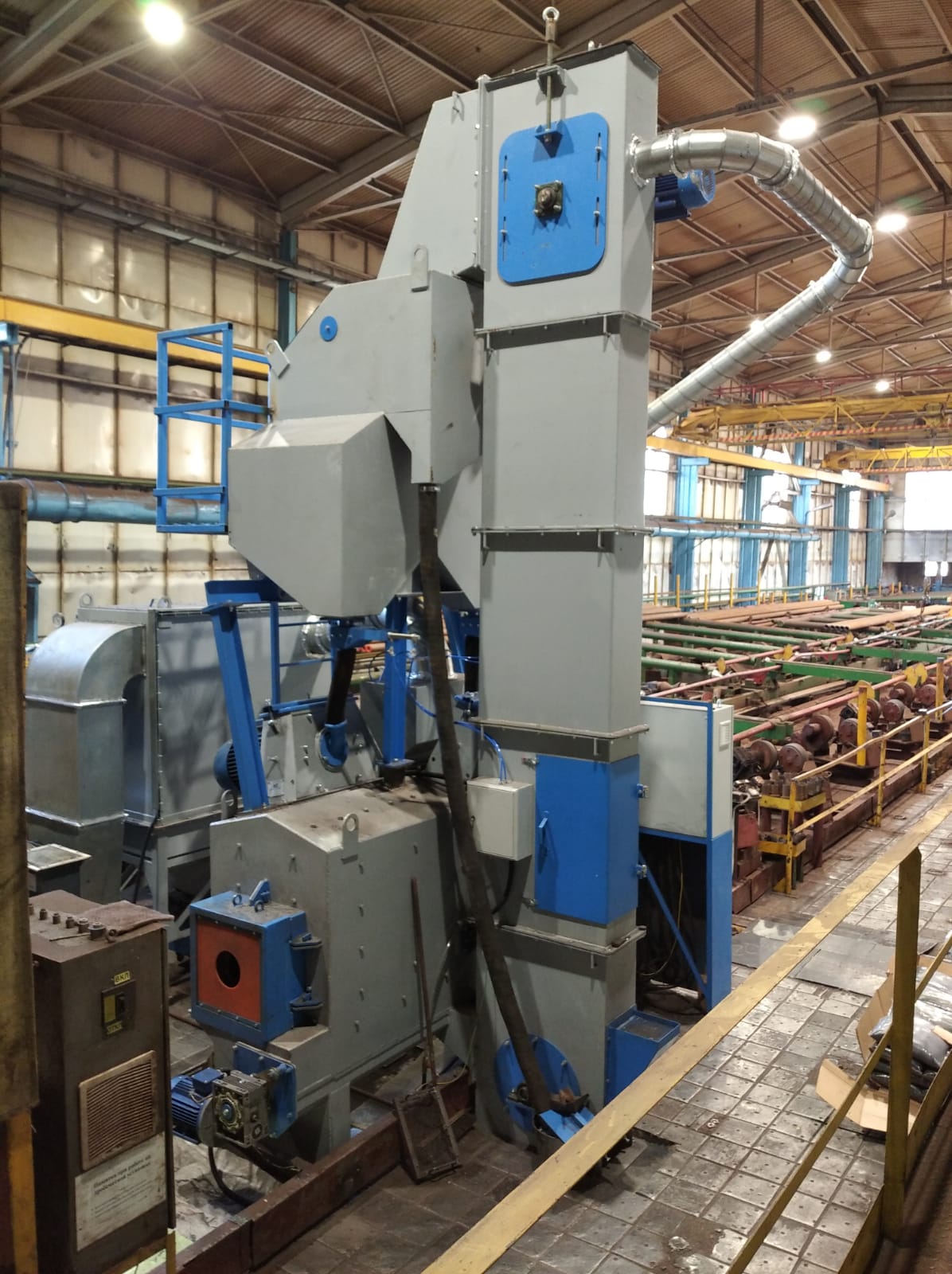 Монтаж трубного дробемета за 10 рабочих дней