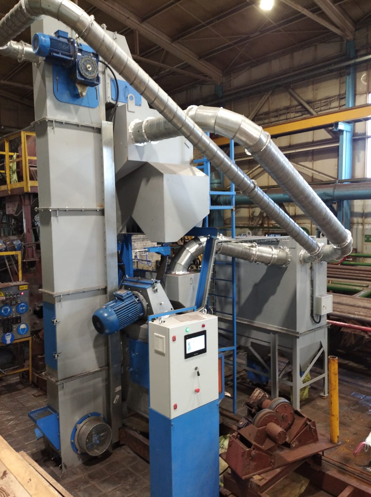 Монтаж трубного дробемета за 10 рабочих дней